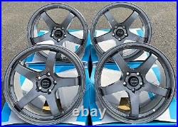 Alloy Wheels 18 GTR Fr Nissan 200sx 300zx 350z 370z Skyline 5x114 Wr Gm