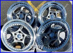 Alloy Wheels 18 PTT For Bmw 5 6 Series E12 E24 E34 E39 E60 E61 E63 Grey