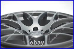Alloy Wheels 18 Radium For Bmw 1 3 Series E81 E82 E87 E88 E46 E90 Z3 Z4 Wr Grey