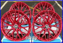 Alloy Wheels 18 VTR For Citroen C5 C6 C8 Peugeot Rcz 5x108 Red