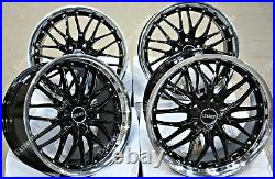 Alloy Wheels 19 190 For Cadilac bls Fiat 500x Croma Saab 9-3 9-5 5x110 Black