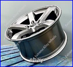Alloy Wheels 19 Blade For Mazda Bongo Cx-3 CX-5 Cx-7 Cx-8 Cx-9 Rx-8 5x114 Grey