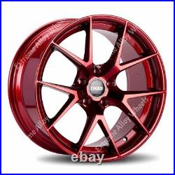 Alloy Wheels 19 GTO For Jaguar E F I Pace F S X Type XE XF XJ XK 5x108 Red