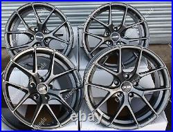 Alloy Wheels 19 GTO For Volvo V40 V60 V70 V90 XC40 XC60 XC90 4X4 5x108 Grey