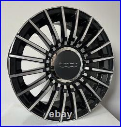 Alloy Wheels Compatible Fiat 500 From 15 New, New Model Dedicated 500 Alloy Wheels Compatible Fiat 500 From 15 New, New Model Dedicated 500