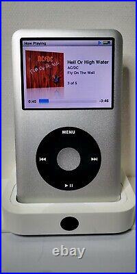 Apple iPod Classic 6th generation 80gb Silver front ONE-YEAR guarantee