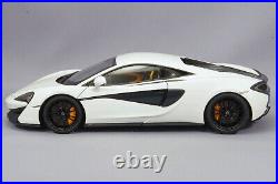 Autoart 76041 1/18 McLAREN 570S WHITE BLACK WHEELS Diecast Model Car From Japan