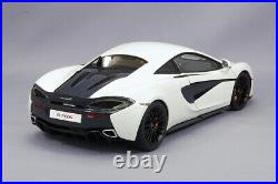 Autoart 76041 1/18 McLAREN 570S WHITE BLACK WHEELS Diecast Model Car From Japan