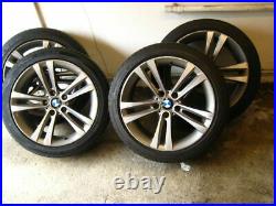 BMW alloy wheels 18, STYLE 397, removed from a 320 Sport, 2 new tyres
