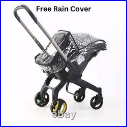 Baby Carrier Car Seat Stroller Buggy in Black compact Birth+ 4 in 1