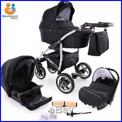 Baby Pram From Birth Buggy 3in1 Pushchair Car Seat Carrycot Travel System
