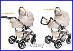 Baby Pram From Birth Buggy 3in1 Pushchair Car Seat Carrycot Travel System