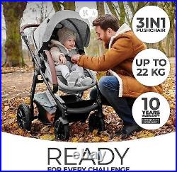 Baby Pram With Car Seat Baby Pushchair Foldable with Infant Car Seat 3 in 1 Set