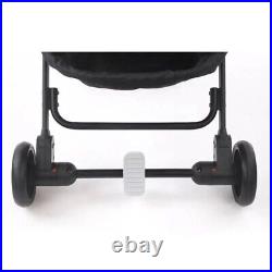 Baby Stroller Foldable Pushchair Pram Toddler Buggy Adjustable Backrest Canopy