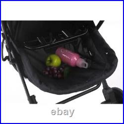 Baby Stroller Foldable Pushchair Pram Toddler Buggy Adjustable Backrest Canopy