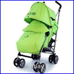 Baby Stroller Zeta Vooom Complete Lime (Lemon) With Changing Bag