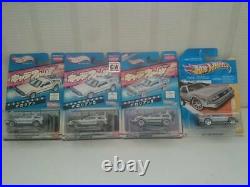 Back to the Future DeLorean Lot of 4 minicar Chara Wheel Hot Wheels from Japan