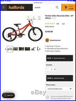 Bike Voodoo Sobo Childrens Bike 20, Inch Wheels From Halfords