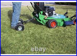 Black Jungle Wheels Two Wheel Sulky for Walkbehind Mowers from Jungle Jim's