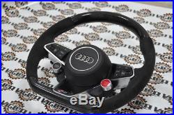 Brand new steering wheel from TTRS with paddles & trim carbon fiber 8S0419091AE