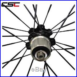 CSC 50mm clincher carbon road bike wheelset/ carbon wheels 700C from China