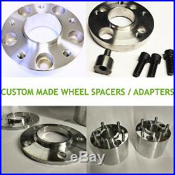 CUSTOM MADE CAR WHEEL SPACERS / ADAPTERS PCD AND CENTER CHANGE+ FROM 4 to 5 bolt