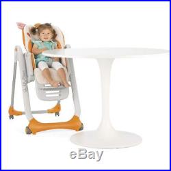 Chicco Polly 2 Start Highchair 4 Wheels (Fancy Chicken) From Birth to 3 Years