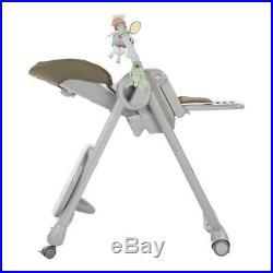 Chicco Polly Magic Relax Highchair 4Wheel (Dove Grey) Suitable From Birth