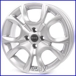 Compatible Alloy Wheels FORD KA (II SERIES) FROM 14 MAK NEW ITALY SILVER Compatible Alloy Wheels FORD KA (II SERIES) FROM 14 MAK NEW ITALY SILVER