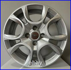 Compatible Alloy Wheels for Ford Ka (II Series) from 15 MAK New Italy Silver