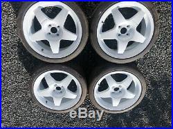 Compomotive Mo5 wheels 17Alloy Wheels from Vw mk2 rallye golf nearly new tyres