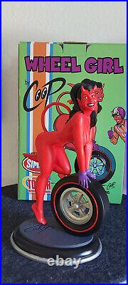 Coop Barsom Wheel Girl Statue The Devil Girl from Simianproduction Artist Proof