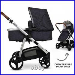 Cosatto 2 in 1 Travel System iSize Car Seat, Change Bag & Raincover (Ex Display)