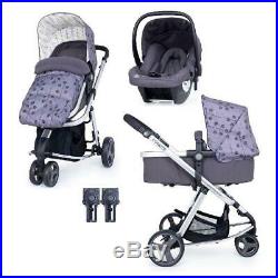 Cosatto Giggle Lite Travel System 3 Wheels (Pom Pom Tree) Suitable From Birt