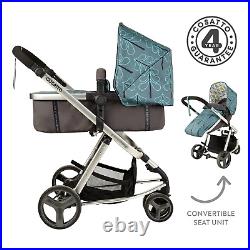 Cosatto Giggle Mix Reversible Pram & Pushchair Travel System Fjord Lightweight