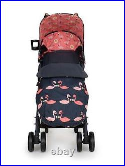 Cosatto Supa 3 Stroller Suitable to 25KG Lightweight Pretty Flamingo