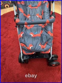 Cosatto Supa 3 pushchair Charcoal Mister Fox with footmuff and raincover 0m-25kg