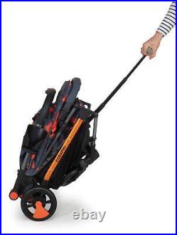 Cosatto Woosh 3 Stroller with Pull Handle & Raincover 0-25kg Charcoal Mister Fox