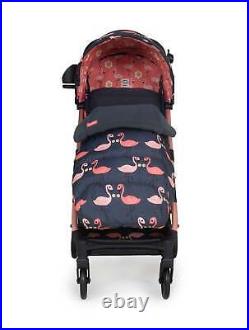 Cosatto Woosh 3 Stroller with Pull Handle & Raincover 0-25kg Pretty Flamingo