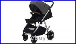 Cuggl Deluxe Baby Pushchair Stroller Grey Reversible Seat 3 Recline Positions