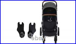 Cuggl Deluxe Baby Pushchair Stroller Grey Reversible Seat 3 Recline Positions