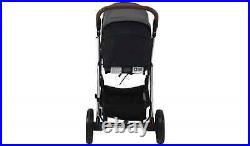 Cuggl Deluxe Baby Pushchair Stroller Grey Reversible Seat 3 Recline Positions