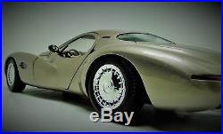 Custom Concept Car From 1937 Bugatti 57 SC with Engine Motor and Chrome Wheels