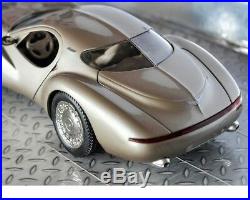 Custom Concept Car From 1937 Bugatti 57 SC with Engine Motor and Chrome Wheels