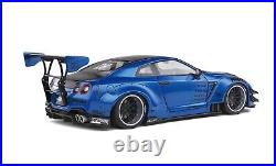 Diecast Model 2020 Nissan GT-R (R35) LB-WORKS 2.0 RHD (Right Hand Drive) Blue