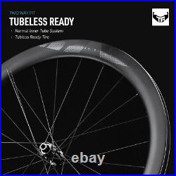 Disc Brake Road Carbon Rim Ceramic Wheels Tubeless Clincher Wheelsets Spoke 2015