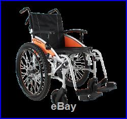 Excel G- Explorer 24 Wheels Manual Lightweight Foldable Wheelchair From Van-Os