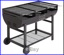Extra Large Charcoal Party 3 Sectioned Drum BBQ Black. From Argos on ebay
