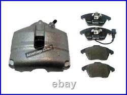 For Audi TT Brake Caliper + Brake Pads & Free Lubricant Front Left From 2006