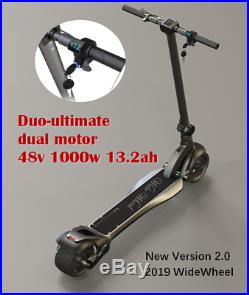 From UK! 2019 Mercane Wide Wheel Powerful Dual Motor Electric Scooter 48V 1000W